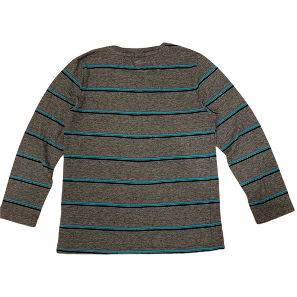 Old Navy Striped Long Sleeve Shirt Boys Size 8 - Picture 5 of 5